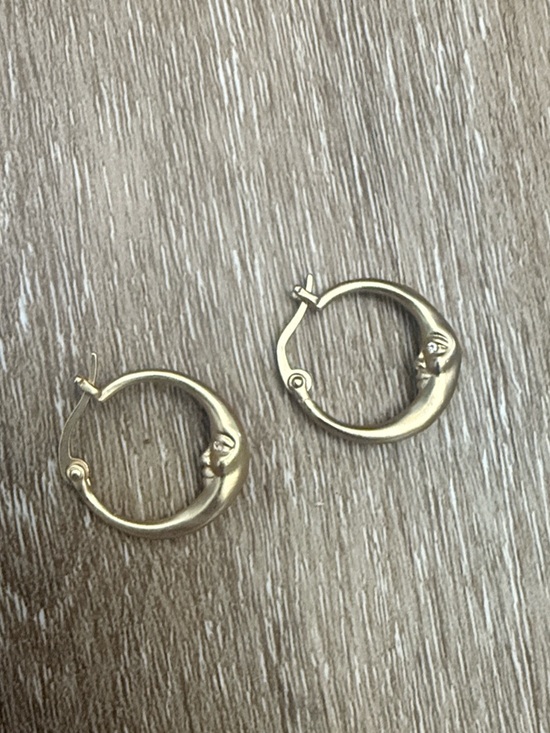 Jewelry - Gold Moon Huggie Hoop Earrings - Women Jewelry
